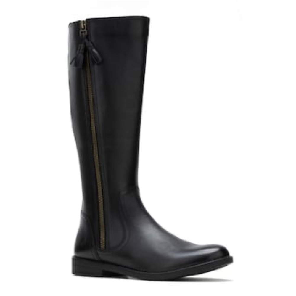 Hush Puppies Womens Jaylin Black Riding Boots Size 9 Medium (B, M)